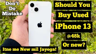 Don't buy used iPhone 13! Must watch this before buying! Second hand iPhone 13 vs New iPhone 12