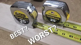 Best or Worst Tape Measure | Stanley Powerlock