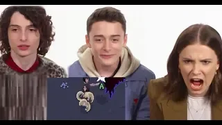 [SUBTITULADO] ¡Millie, Finn y Noah prueban el juego de Stranger Things 3!