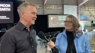 Canadian Astronaut Col. Chris Hadfield with tips on watching the April 8 solar eclipse.