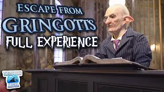 Harry Potter and the Escape from Gringotts (Full Ride Experience + Queue POV) Universal Studios