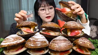 THE BEST STEAMED CLAMS & KOREAN ALCOHOL (SOJU) MUKBANG ASMR