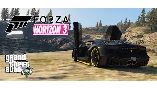Forza Horizon 3 - GTA 5 TRAILER! (Side By Side Comparison)