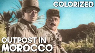 Outpost in Morocco | COLORIZED | George Raft | Classic Adventure Film