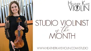 Studio Violinist of the Month - Susan Stephenson