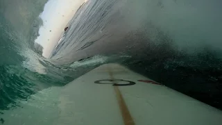 Surfer Caught inside giant 50 Foot Todos Santos GoPro Footage!!