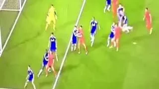 John Terry and Gary Cahill marking themselves before Silva's Goal Chelsea vs PSG 2 2 HD