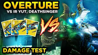 Grand Overture ONE PHASE vs Ir Yut, Deathsinger | Crota's End DPS Test | Destiny 2