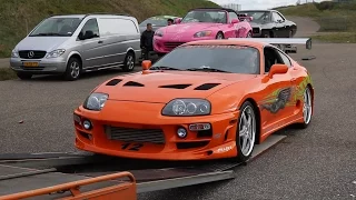 FAST & FURIOUS CARS AT FAN EVENT ZANDVOORT! (Brian's Eclipse, Original Supra & Dom's Charger)