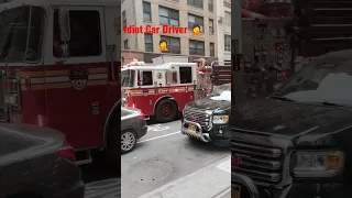 NYC FDNY 28 street Engine 1Car fail