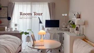 [Room tour] Storage ideas and stylish interiors |Modern hotel-like living room for one person