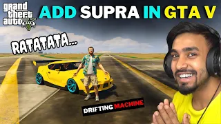 @TechnoGamerzOfficial SUPRA IN GTA V || HOW TO INSTALL TOYOTA SUPRA DRIFT MACHINE CAR MOD🔥🔥🔥