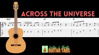 The Beatles- Across The Universe GUITAR TAB