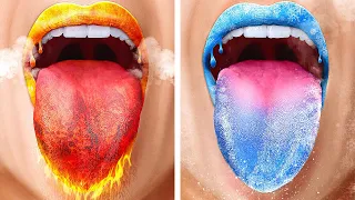 BATALHA ÉPICA ELEMENTAL💧 FOGO VS ÁGUA MELHORES HACKS DE BELEZA por 123 GO!