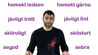 Svenska vardagsord "slang" (förstärkande ord "väldigt") del 3
