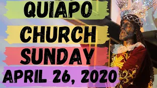 Sunday Mass Quiapo Church | April 26, 2020