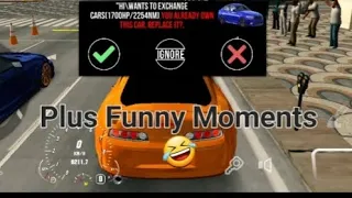 Trading my Paul walker supra And Funny moments🤣- Car Parking Multiplayer