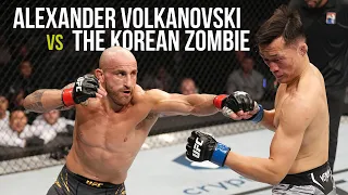 Every Significant Strike Alexander Volkanovski Landed on The Korean Zombie | UFC