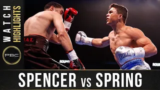 Spencer vs Spring HIGHLIGHTS: January 18, 2020 | PBC on FOX