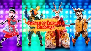 Season 10 Episode 3 Rankings | The Masked Singer