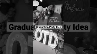 Graduation party idea 2023 #shorts #graduation #graduate #eventplanner