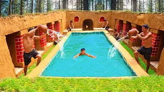 How To Build The Most Amazing Swimming Pool Water Slide Around Underground House