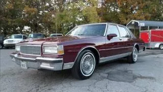 1989 Chevrolet Caprice Classic Brougham Start Up, Exhaust, and In Depth Tour