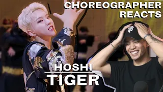 Dancer Reacts to HOSHI [SEVENTEEN] - TIGER Studio Choom & Choreography Video