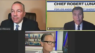 LA County Sheriff's race: Villanueva, Luna debate top issues