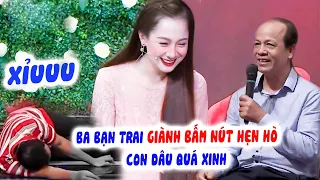 Cô nàng y tá QUÁ XINH tuyệt vời ba bạn trai ngồi DÀNH BẤM NÚT HẸN HÒ chốt ngay Quyền Linh hú hồn