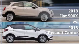 2018 Fiat 500X vs 2018 Renault Captur (technical comparison)