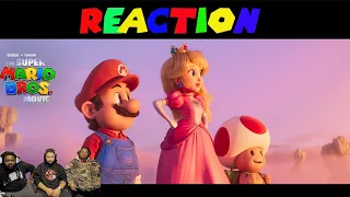 The Super Mario Bros Movie - Official Trailer REACTION!!!!