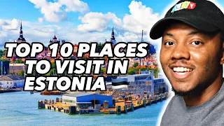 AMERICAN REACTS To Top 10 Places to visit in Estonia