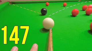 Snooker 147 HeadCam POV