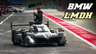 2024 BMW M Hybrid V8 LMDH | Twin Turbo V8 & Electric sound | Testing at Spa 2023