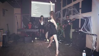 Calina Yang - with NSA Band, performing Senorita