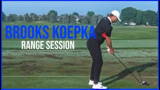 Brooks Koepka Practice Range Session 2019