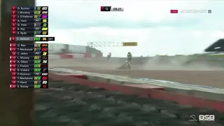 BSB Qualifying Crash Silverstone