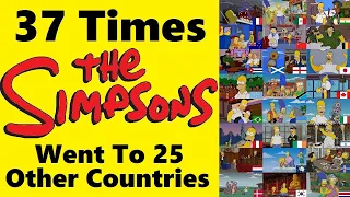 37 Times "The Simpsons" Went To 25 Other Countries 🌍 (Re-Captioned)