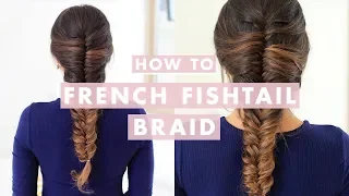 HOW TO: French Fishtail Braid Hair Tutorial | Luxy Hair