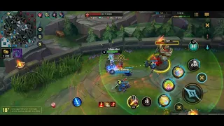 ROG Phone 3 test max setting high graphic 120 FPS in mode v/s AI easy [League of Legends wild rift]