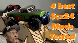 Axial SCX24 best mini crawler mods and upgrades - brushless motor, damped shocks, brass wheels
