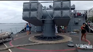 Testando bateria ante aérea, Navio 🚢 de Guerra Marinha do Brasil/  Ryan Lokon vlogs