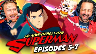 MY ADVENTURES WITH SUPERMAN Episode 5, 6, & 7 REACTION!! DC Animated | Adult Swim