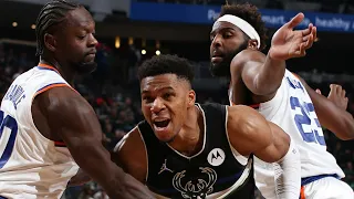 New York Knicks vs Milwaukee Bucks Full Game Highlights | 2021-22 NBA Season