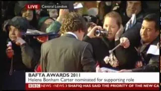 Jesse Eisenberg & Andrew Garfield - BAFTAs 2011 Red Carpet