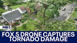 FOX 5 Drone Shows Tornado Aftermath in Maryland