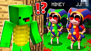 JJ and Mikey Became Creepy POMNI and ATTACK MIKEY and JJ ! - in Minecraft Maizen