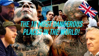 10 Most Dangerous Places In The World REACTION!! | OFFICE BLOKES REACT!!