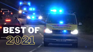BEST OF AMBULANCES 2021! - HART CONVOY, Unmarked Doctors & EMS Responding with sirens!